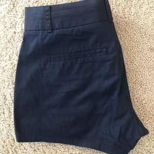 J Crew size 0 blue chino shorts